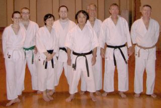 WLA Karate visit to South Bay Karate Club with Sensei James Yabe teaching